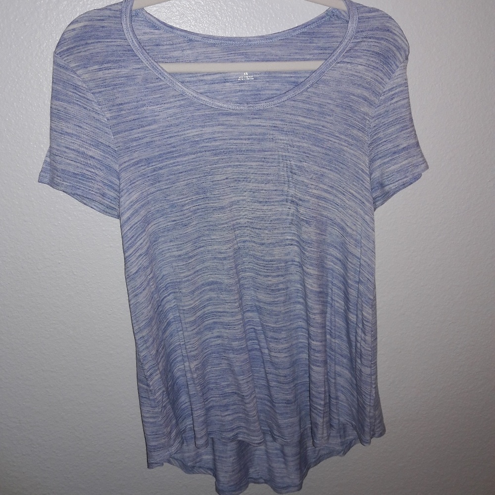 💙NWOT Baby Blue Flowy Shirt💙